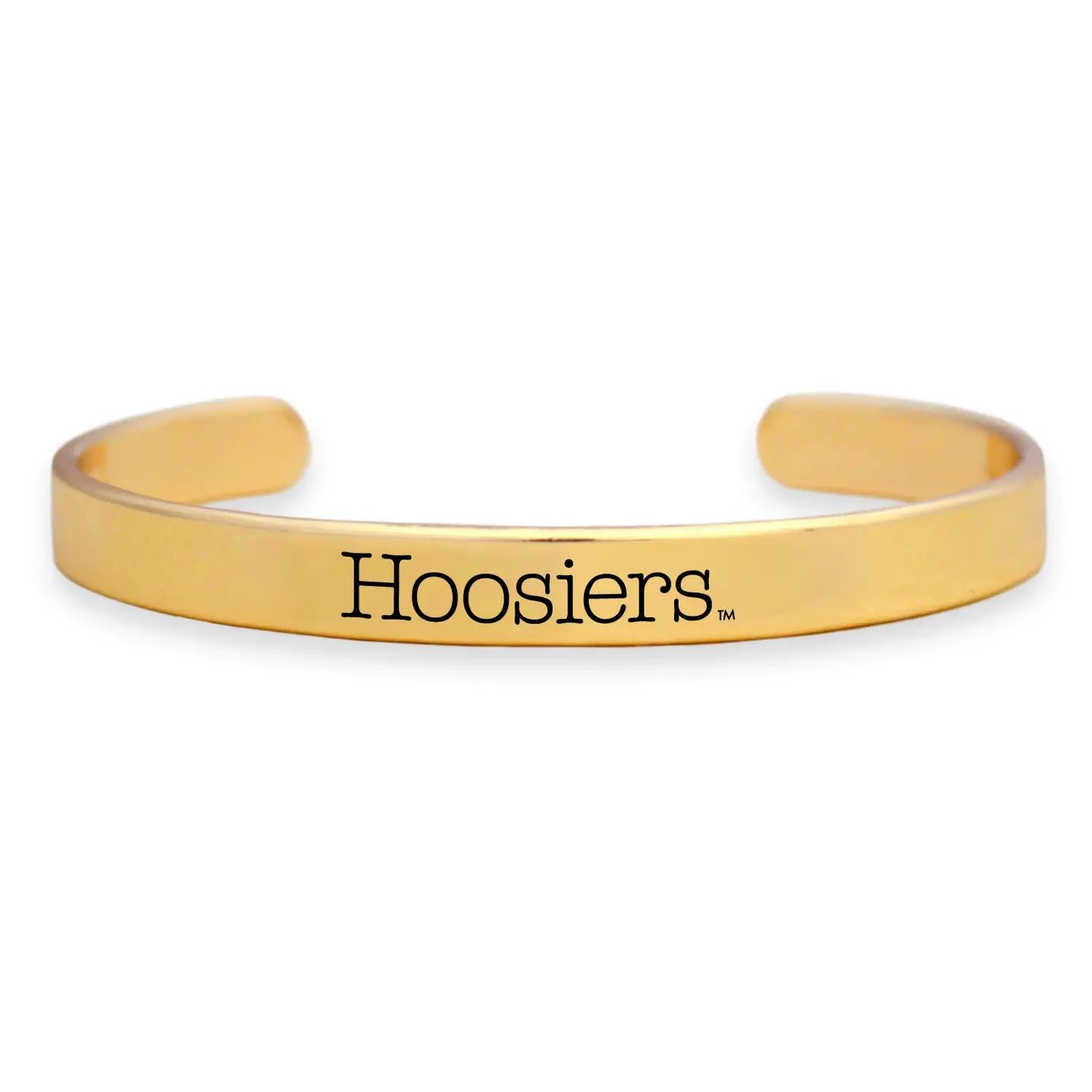 Indiana Hoosiers Mascot Gold-Tone Cuff Bracelet Indiana Hoosiers Mascot Gold-Tone Cuff Bracelet