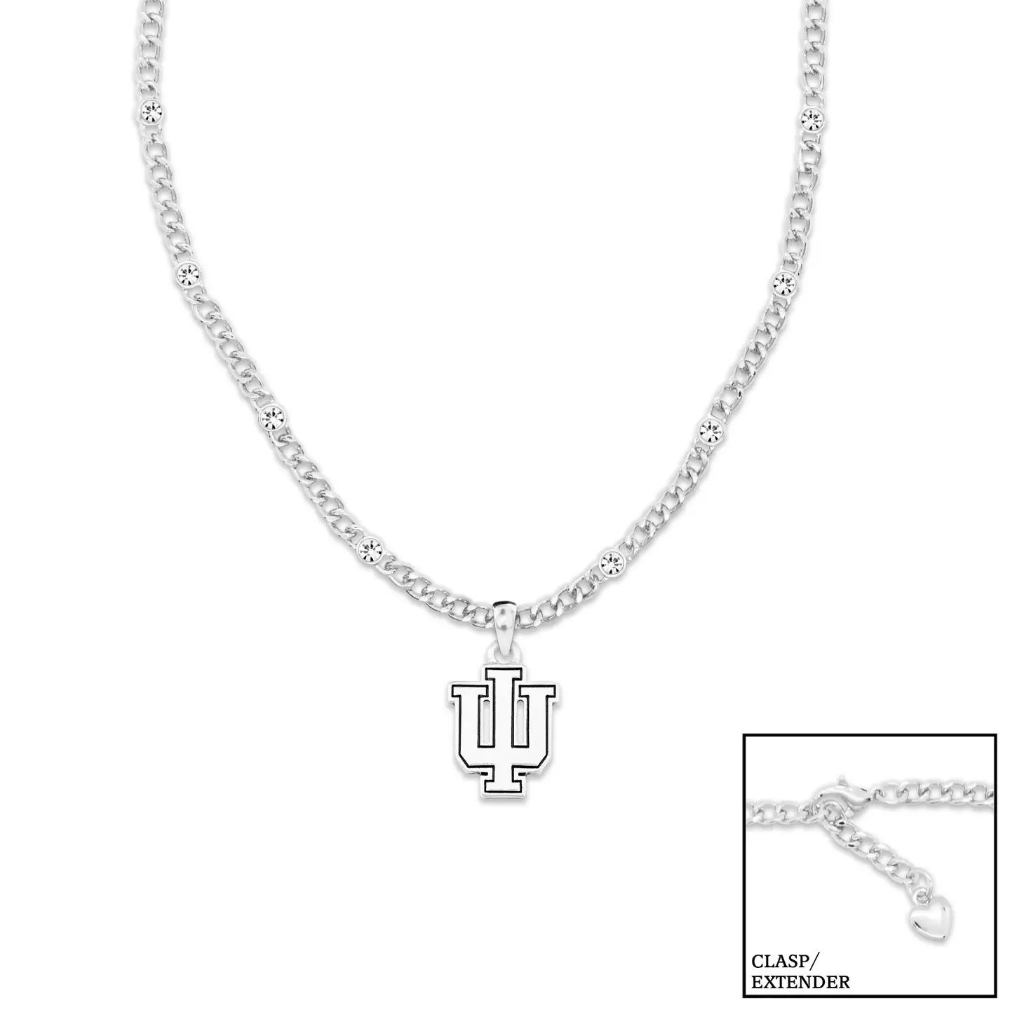 Indiana Hoosiers Silver-Tone Necklace Indiana Hoosiers Silver-Tone Necklace