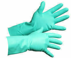 Green Chemical Resistant Glove | Size Medium