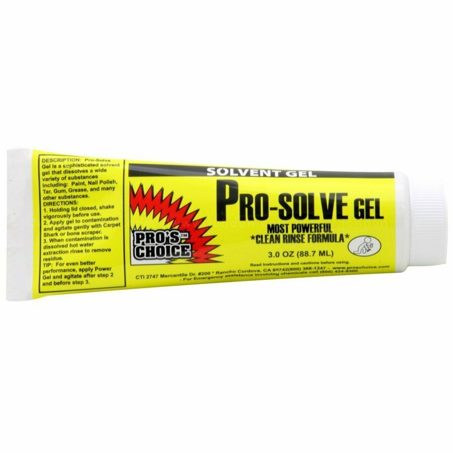 Pro-Solve Gel (3 oz. Tube) by CTI Pro's Choice | Solvent Spot Remover