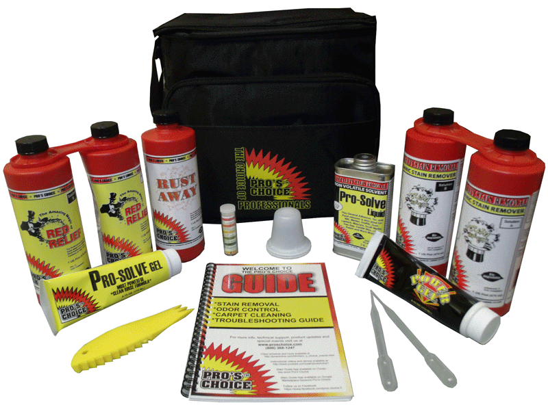 Tech Spotting Kit (Chemical & Tool Kit) by CTI Pro's Choice | Stain Remover Kit