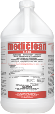 MediClean (Microban) X-590 Institutional Spray, Gl