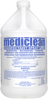 MediClean (Microban) Disinfectant Spray Plus (GL) | Antimicrobial