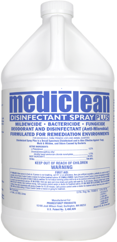 MediClean (Microban) Disinfectant Spray Plus (GL) | Antimicrobial