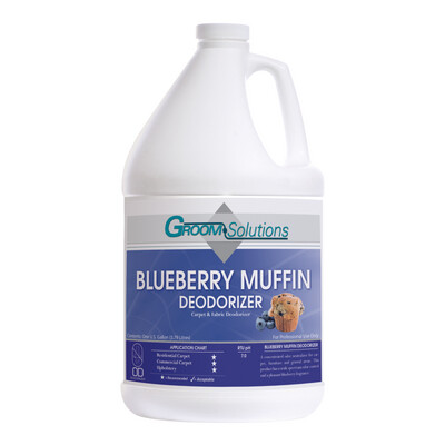 Groom Solutions, Deodorizer, Blueberry Muffin, 1 Gallon
