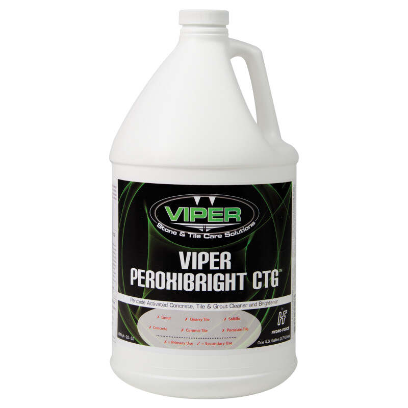 Hydro-Force, Hard Surface Cleaner, Viper Peroxibright CTG, 1 Gallon