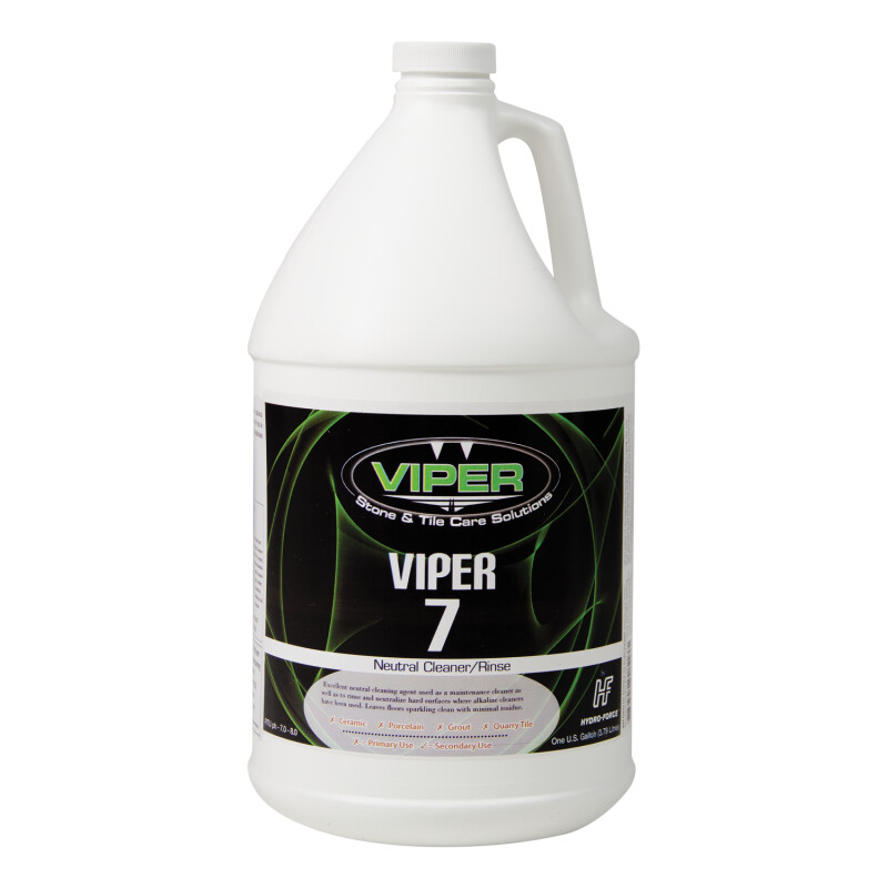 Hydro-Force, Hard Surface Cleaner, Viper 7 Neutral Cleaner, 1 Gallon