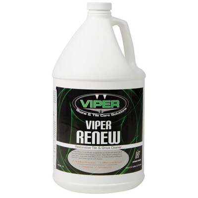 Hydro-Force, Hard Surface Cleaner, Viper Renew Restorative Tile & Grout Cleaner, 1 Gallon