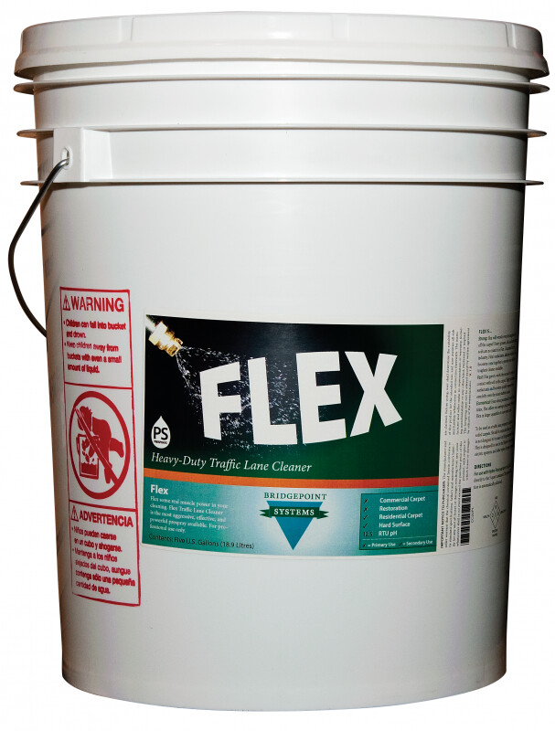 Bridgepoint Systems, Carpet Cleaning Prespray, Flex, 5 Gallons