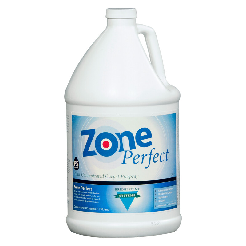 Bridgepoint Systems, Carpet Cleaning Prespray, Zone Perfect, Low VOC, 1 Gallon