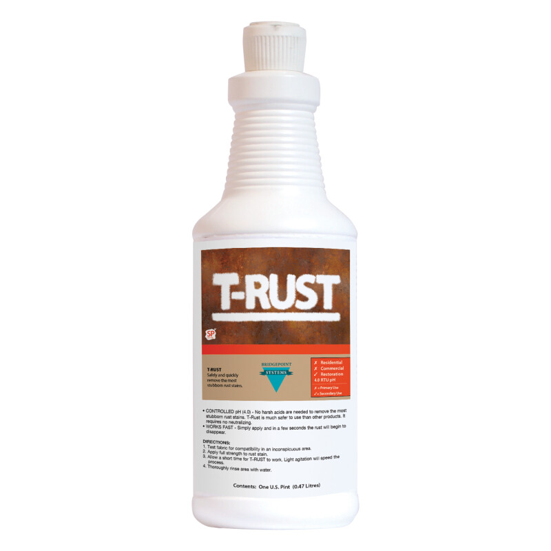 Bridgepoint Systems, Stain Remover, T-Rust, Rust Remover, 1 Pint