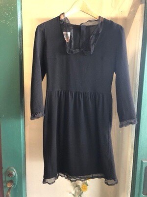 Vintage Courreges Black Dress 1970s