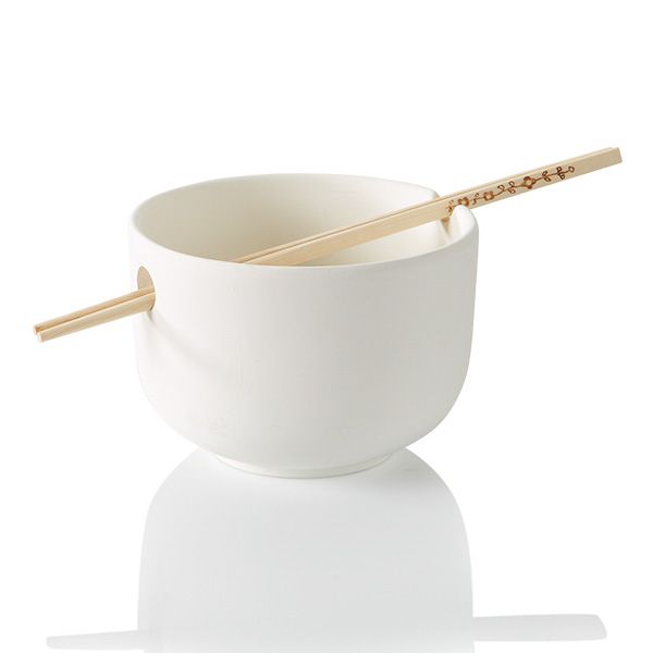 Ramen Noodle Bowl with Chopsticks