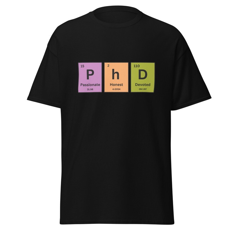PhD Periodic Table Classic Tee