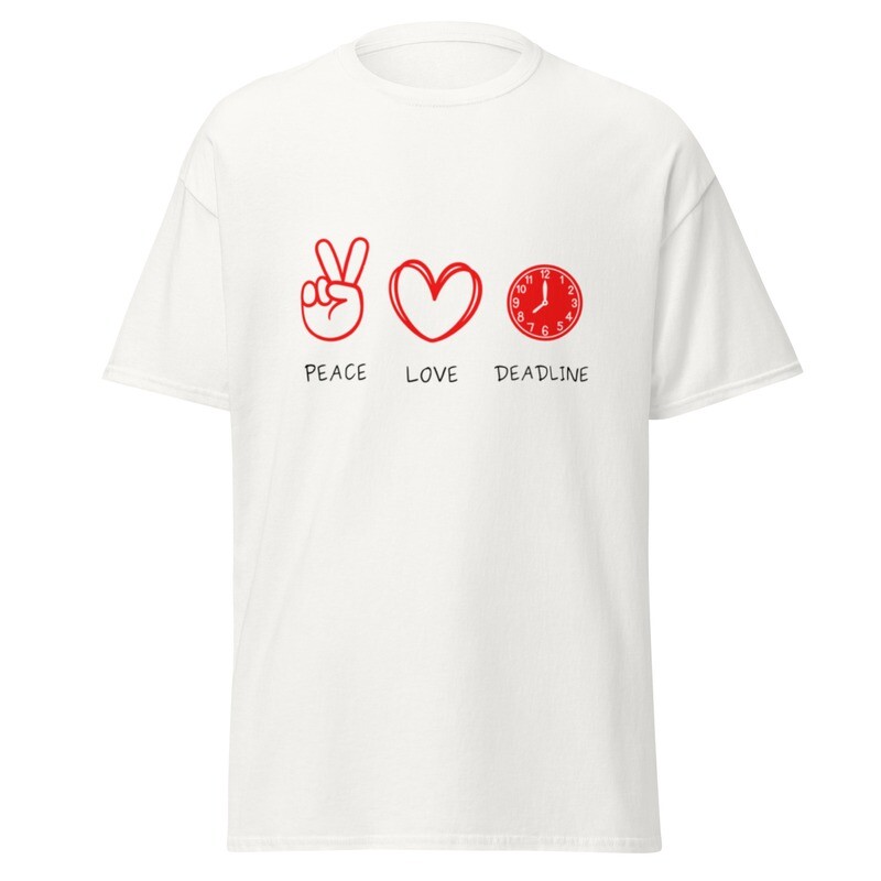 Peace &amp; Love Deadline Classic Tee