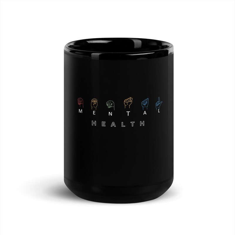Mental (ASL) Health Glossy Mug