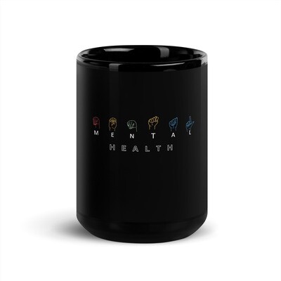 Mental (ASL) Health Glossy Mug