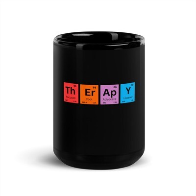 Therapy Periodic Table Glossy Mug