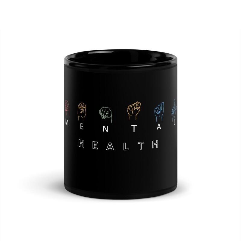 Mental (ASL) Health Glossy Mug
