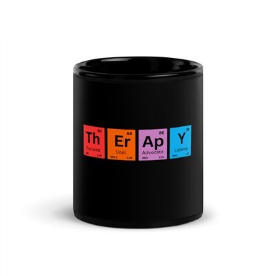 Therapy Periodic Table Glossy Mug