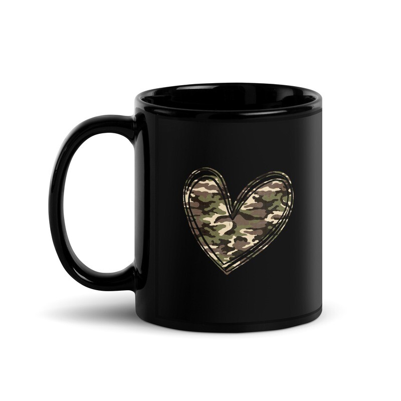 Heart of a Soldier Glossy Mug