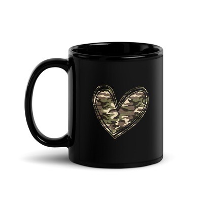 Heart of a Soldier Glossy Mug