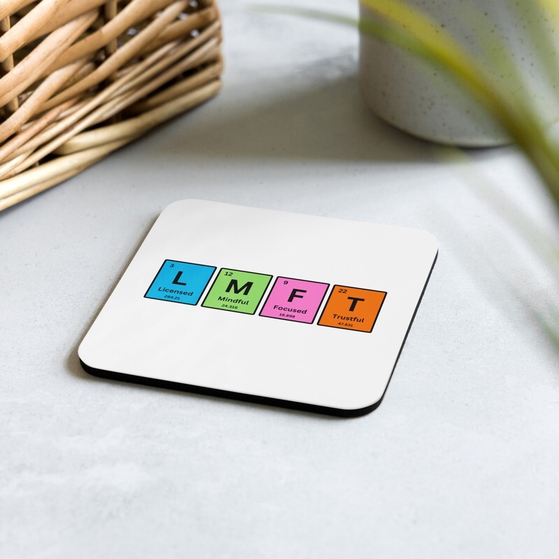 LMFT PT Cork-Back Coaster (Single)