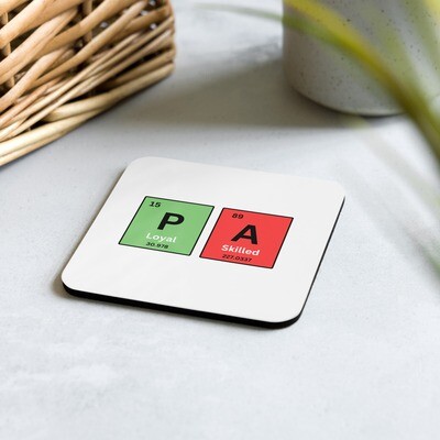 PA  PT Cork-Back Coaster (Single)