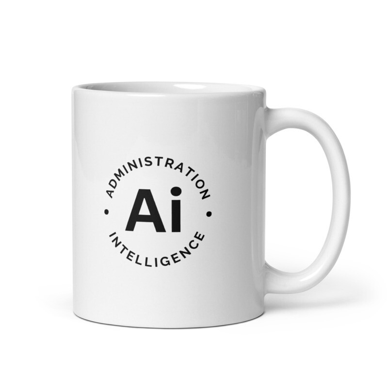 AI White Glossy Mug