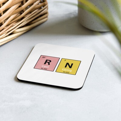 RN PT Cork-Back Coaster (Single)