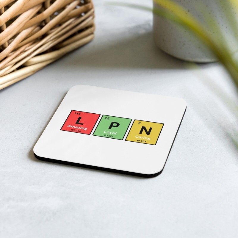 LPN PT Cork-Back Coaster (Single)