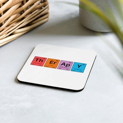 Therapy PT Cork-Back Coaster (Single)