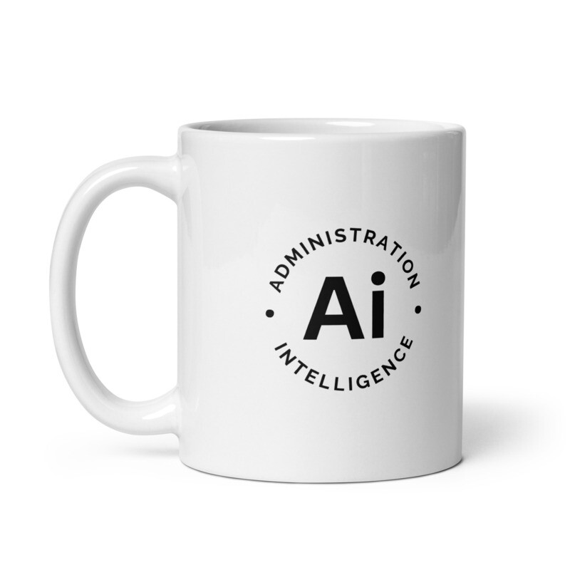AI White Glossy Mug