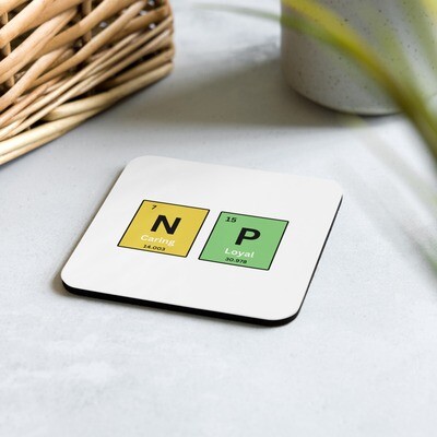 NP PT Cork-Back Coaster (Single)