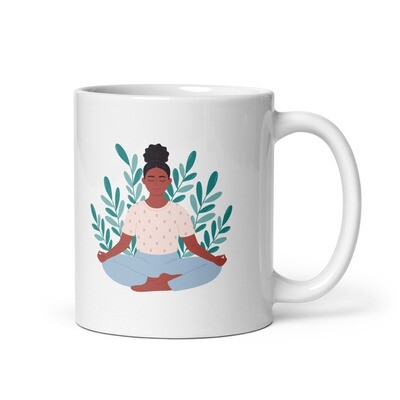 Self-Care White Glossy Mug Self-Care White Glossy Mug