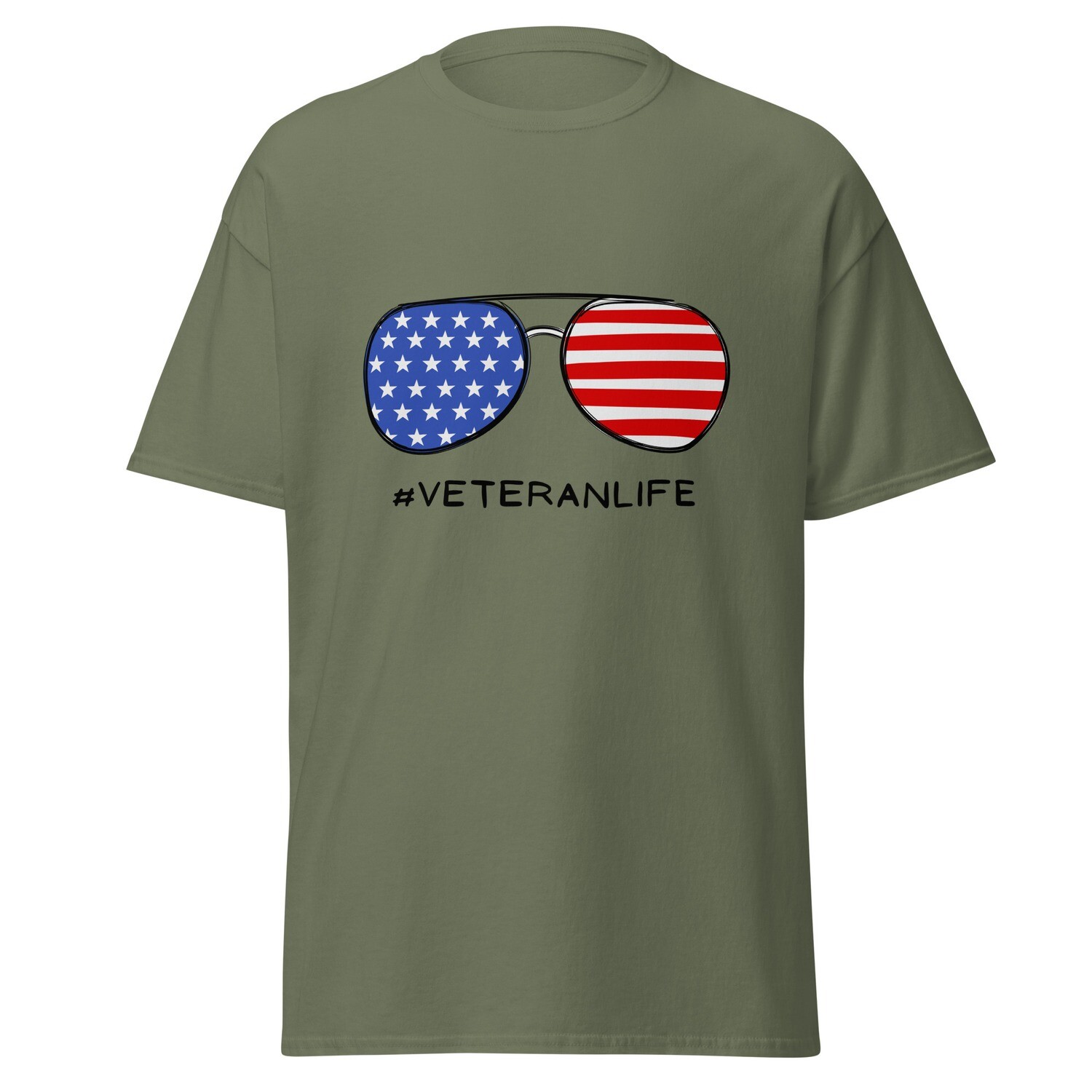 Veteran Life Glasses Classic Tee