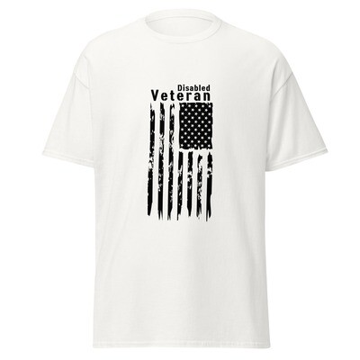 Disabled Veteran &amp; Flag Classic Tee