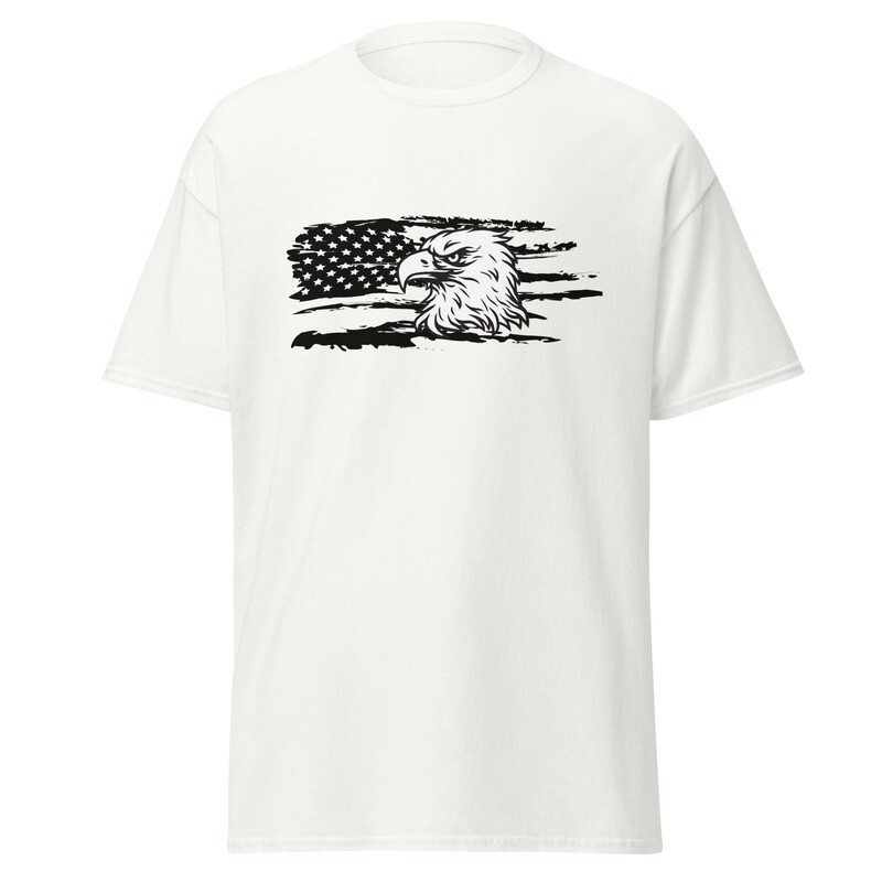 Eagle &amp; American Flag Classic Tee