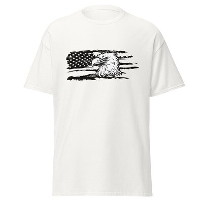Eagle &amp; American Flag Classic Tee