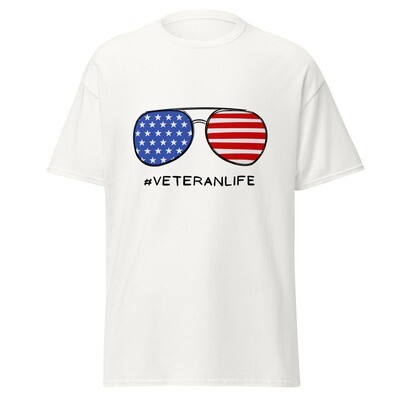 Veteran Life Glasses Classic Tee