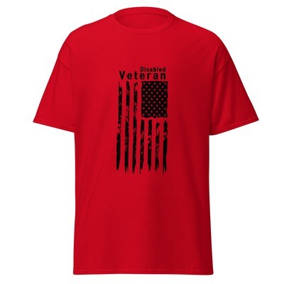 Disabled Veteran &amp; Flag Classic Tee
