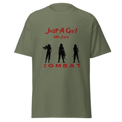 Just A Girl. . . Combat Classic Tee
