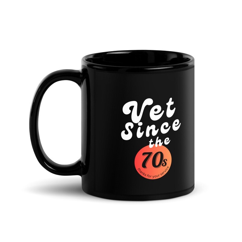 Vet Since 70s Glossy Mug
