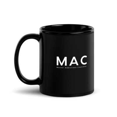MAC Black Glossy Mug