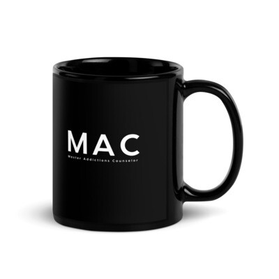 MAC Black Glossy Mug