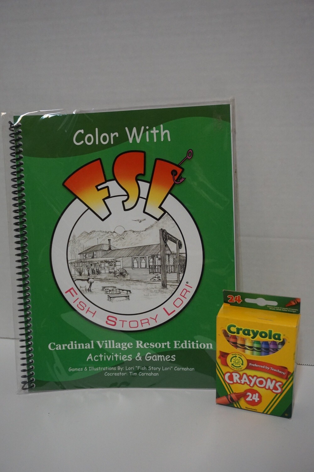 Fish Story Lori Coloring Book with Crayons Fish Story Lori Coloring Book with Crayons
