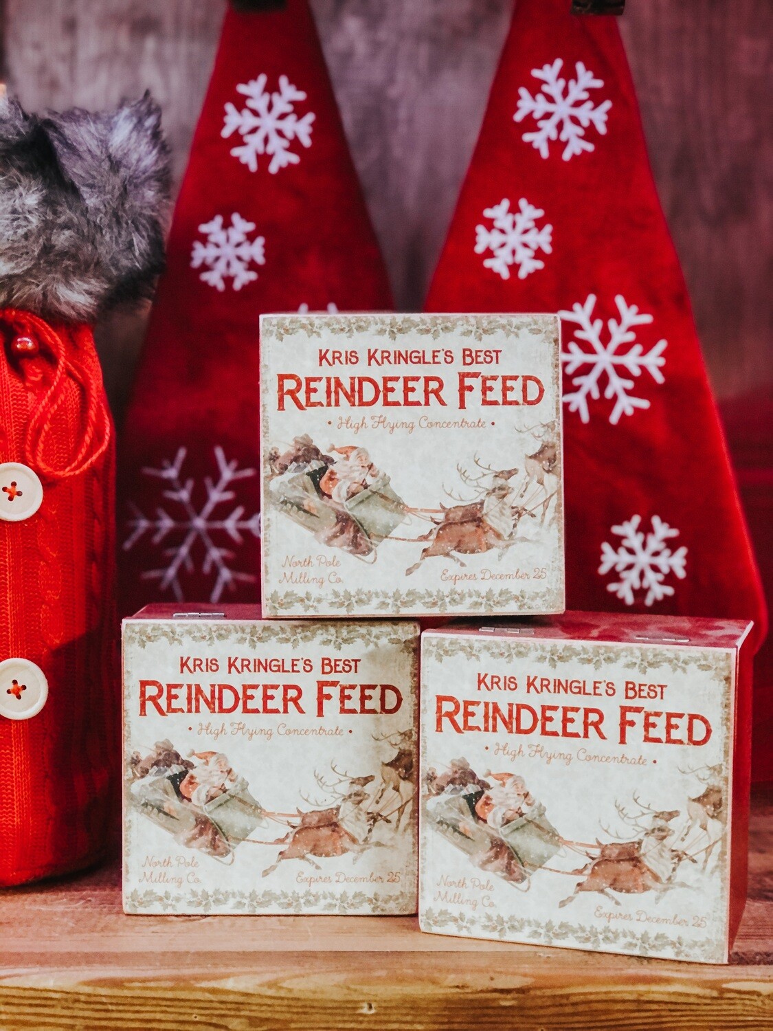 Reindeer Feed Box Reindeer Feed Box
