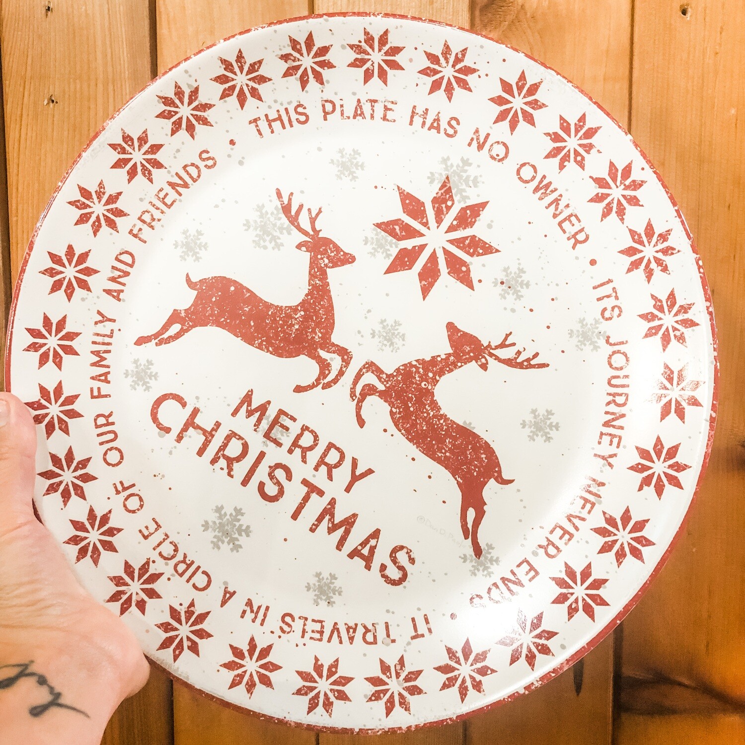 The Giving Plate - Reindeer The Giving Plate - Reindeer