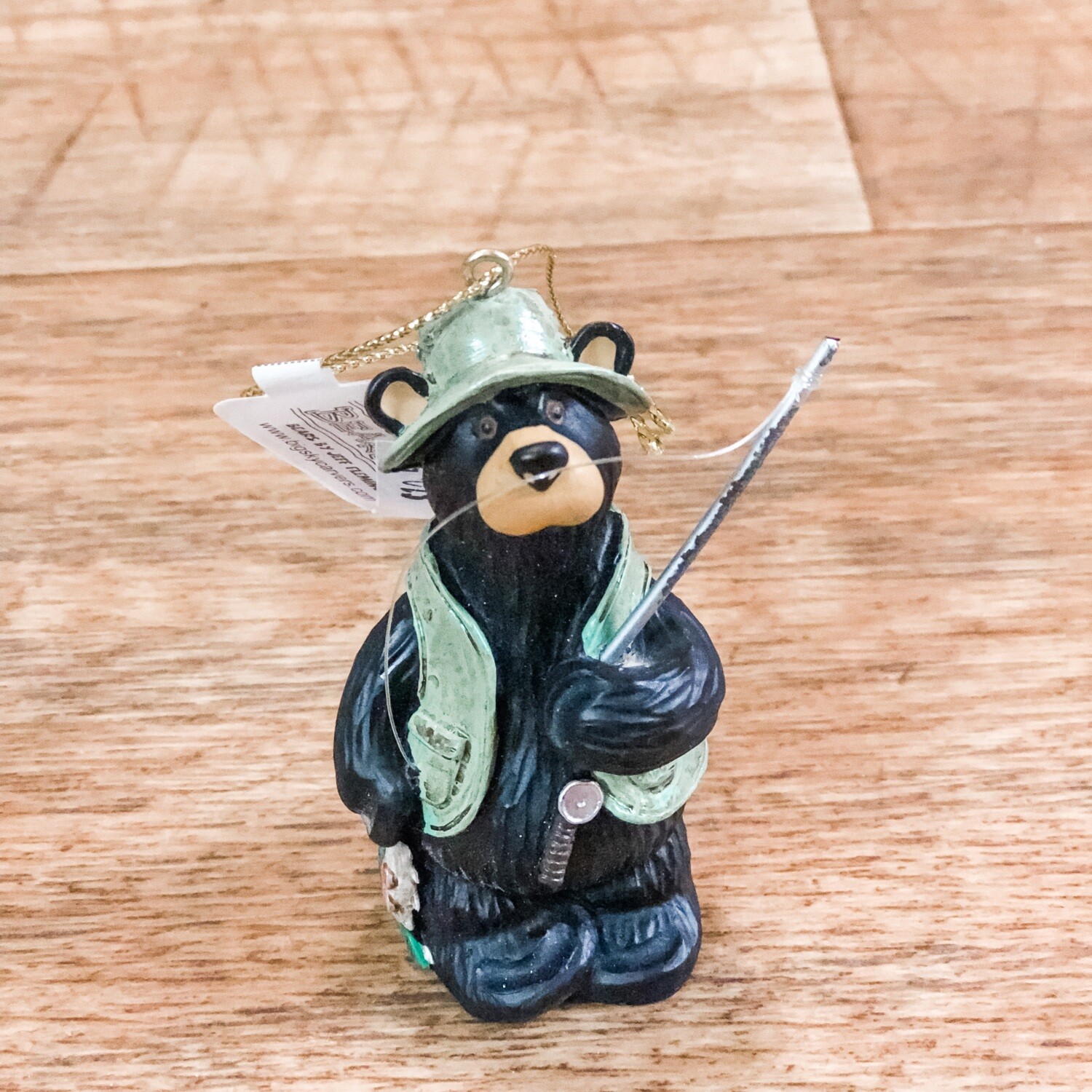 Bearfoots Fisherman Bear Ornament Bearfoots Fisherman Bear Ornament