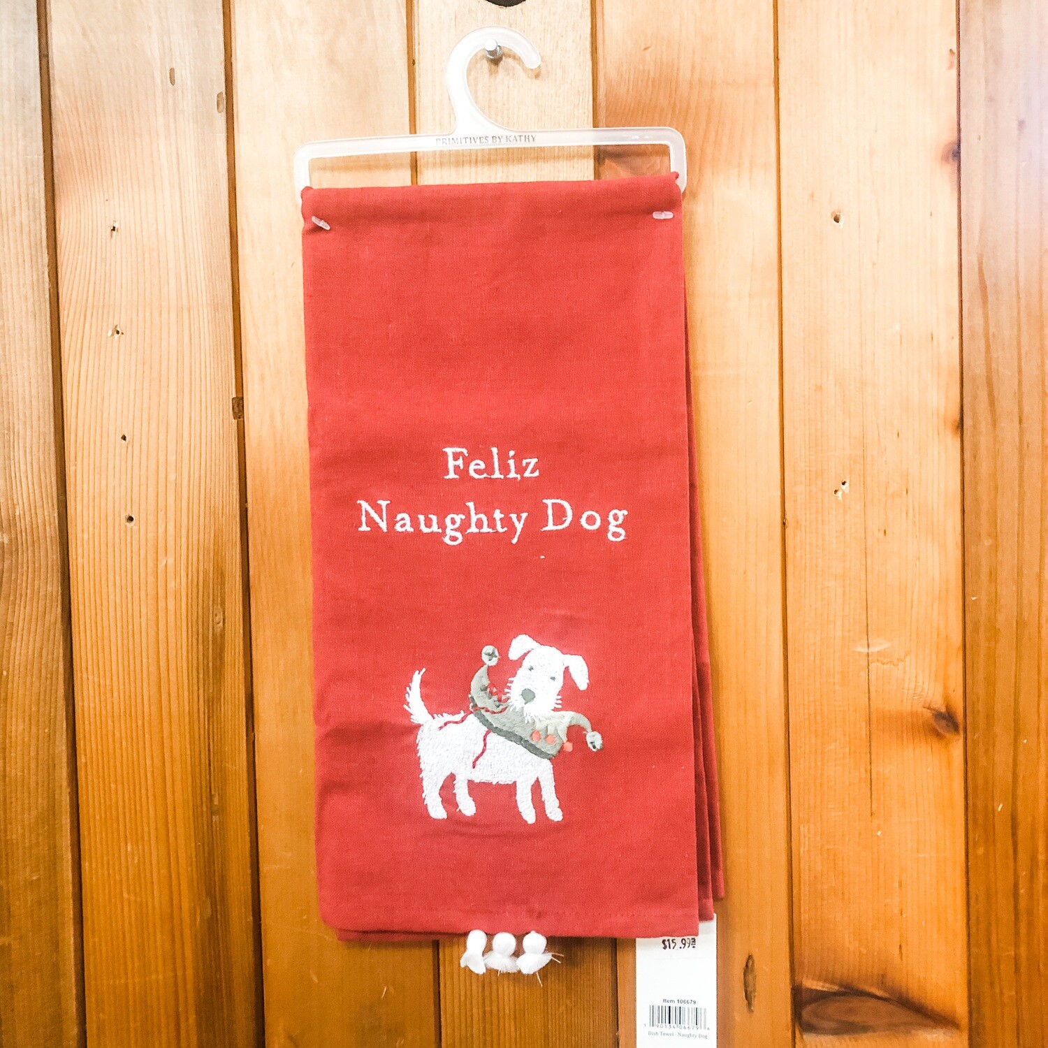 Dish Towel - Feliz Naughty Dog Dish Towel - Feliz Naughty Dog